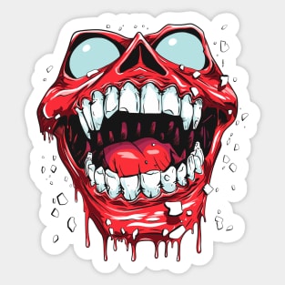 Ghouls Grin Sticker